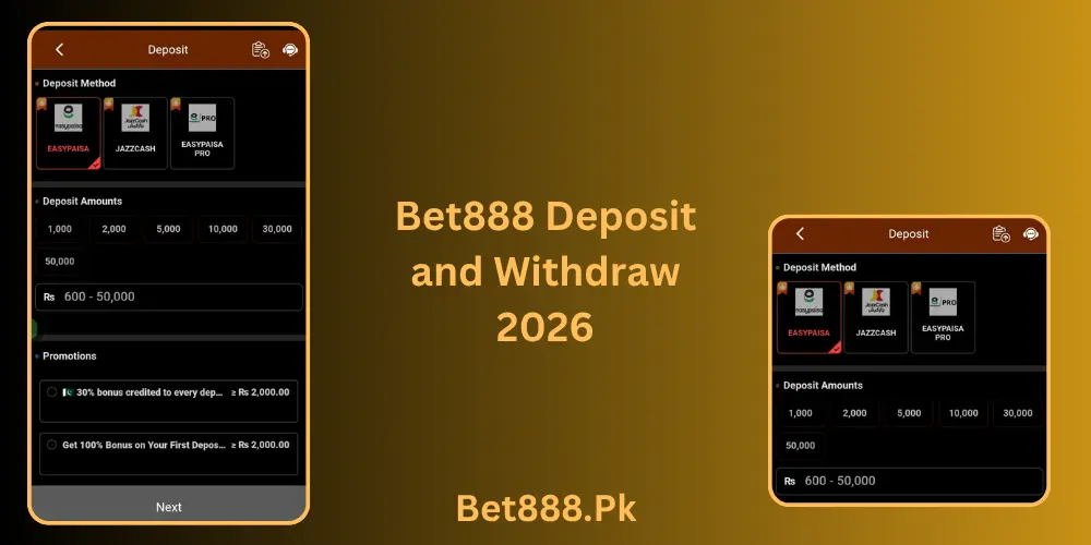 Bet888 Game Deposit And Withdraw