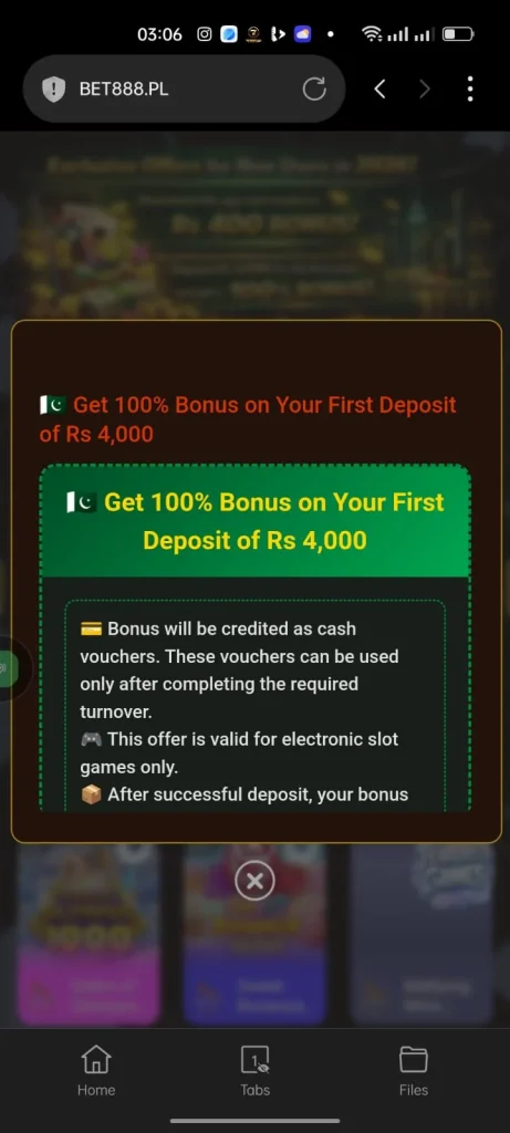 Bet888 Game Welcome