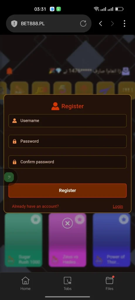 Bet888 Login
